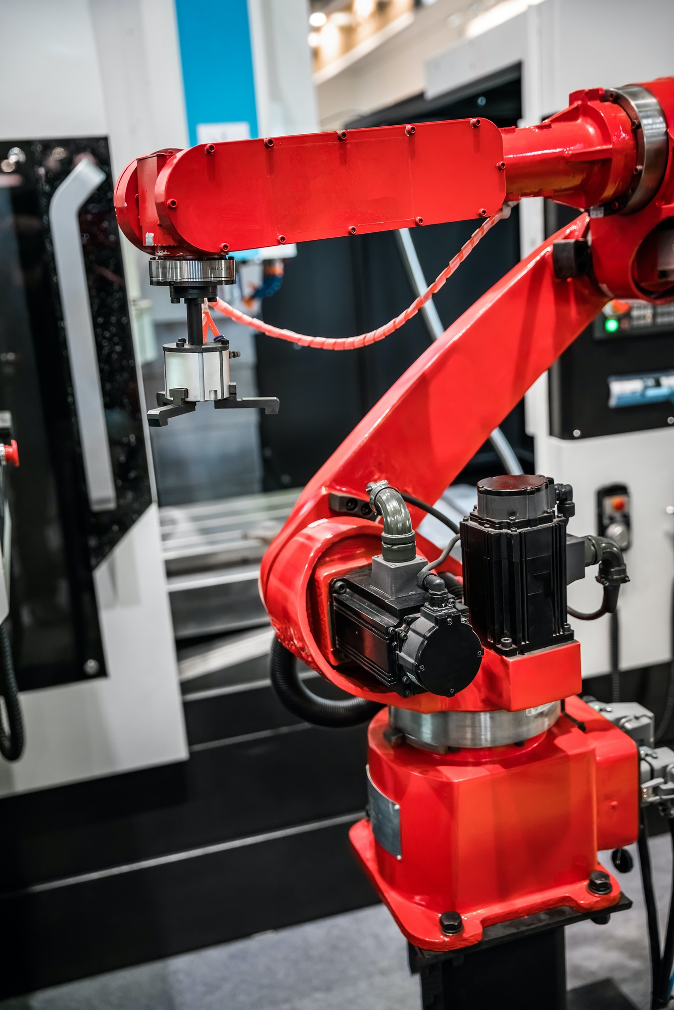 Robotic Arm modern industrial technology.